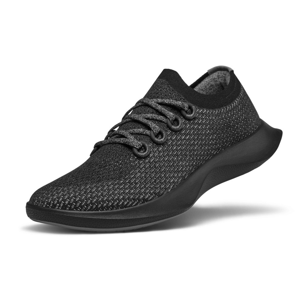 Allbirds Men's Tree Dashers - Running Shoes Black - OHM875309